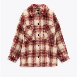 Zara Plaid Overshirt